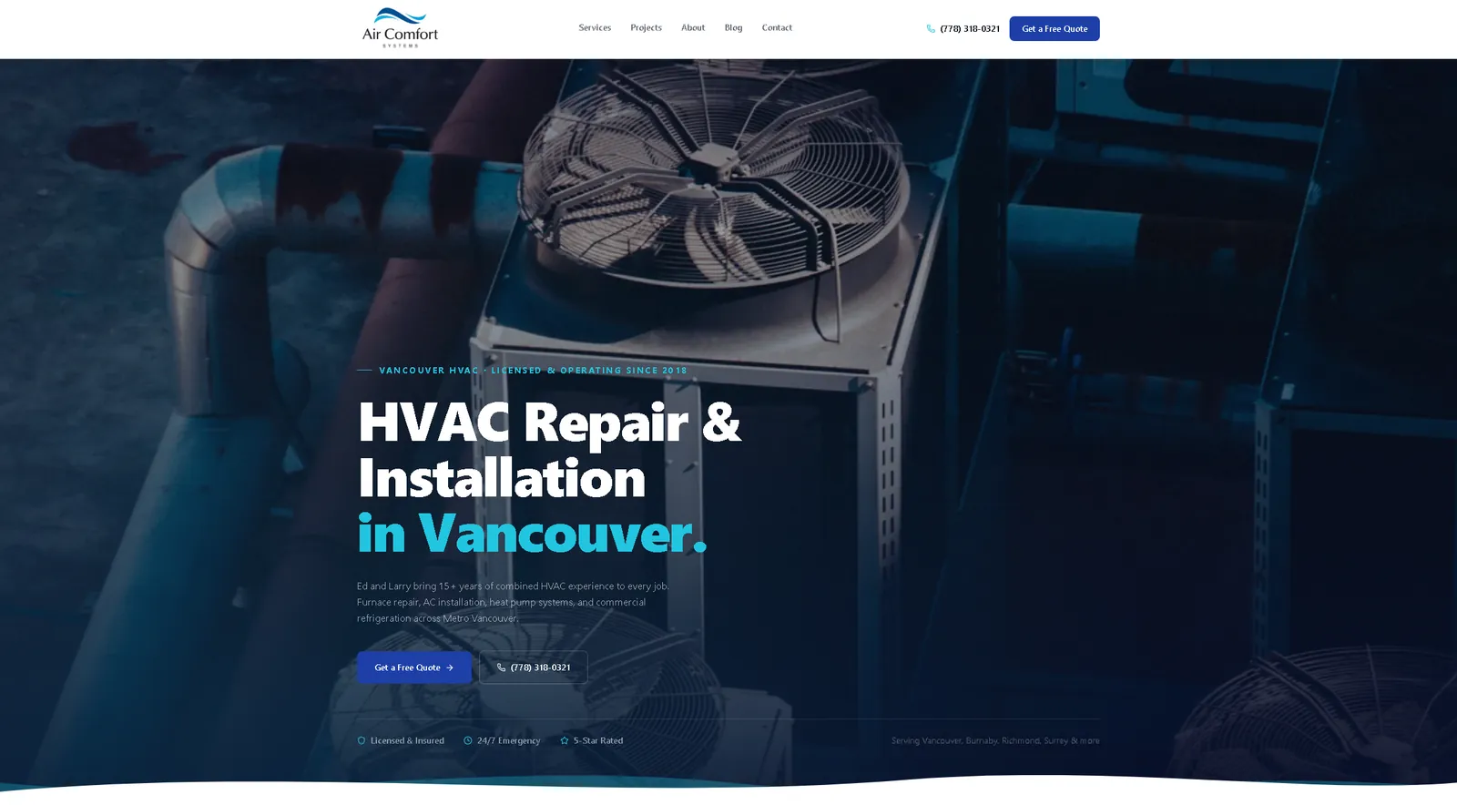 Air Comfort Systems screenshot